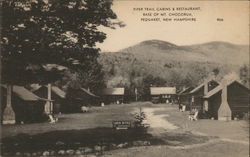 Piper Trail Cabins & Restaurant, Base of Mt. Chocorua Pequawket, NH Postcard Postcard Postcard