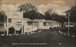 Fredericks' Cabins Smithtown, NH Postcard Postcard Postcard