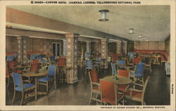 Canyon Hotel Cocktail Lounge Yellowstone National Park, WY Postcard Postcard Postcard