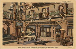 Lobby, Lake McDonald Hotel Lobby, Lake McDonald Hotel