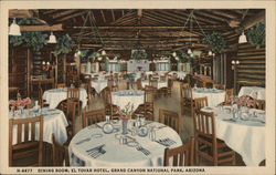 Dining Room, El Tovar Hotel Grand Canyon National Park, AZ Postcard Postcard Postcard