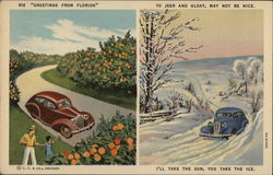 "Greetings from Florida" Postcard