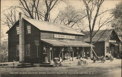 The Red Wagon Country Store Chatham Center, NY Postcard Postcard Postcard