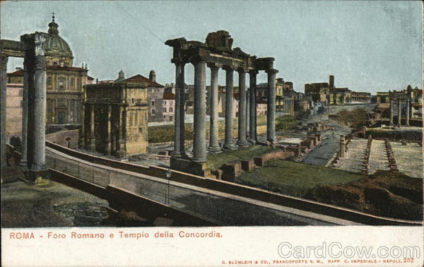 Temple of Concordia Rome Italy