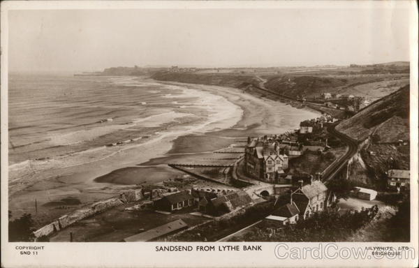 Sandsend from Lythe Bank Whitby YOR England