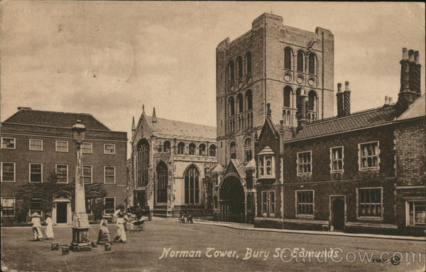 View of Norman Tower Bury St. Edmunds Suffolk England