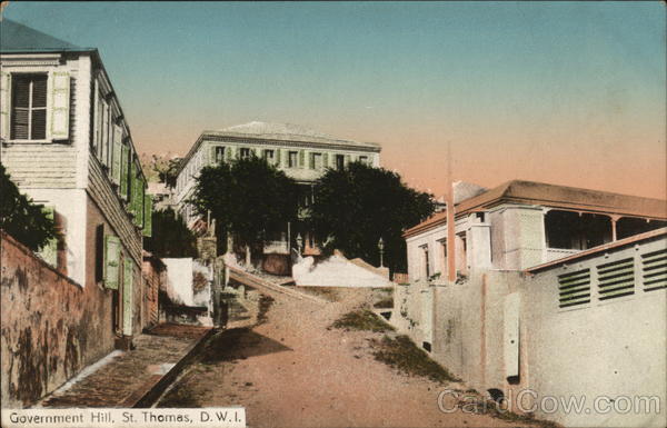 Government Hill St. Thomas Danish West Indies Caribbean Islands