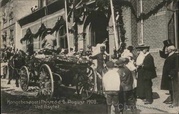 King Frederik VIII in Thisted Denmark