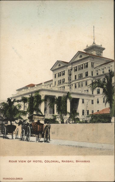 Rear View of Hotel Colonial Nassau Bahamas Caribbean Islands