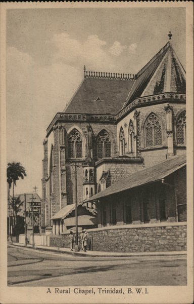 A Rural Chapel Trinidad British West Indies Caribbean Islands