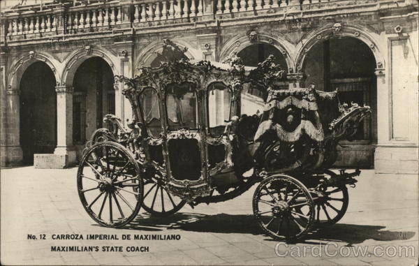 Carroza Imperial de Maximiliano Maximilian's State Coach Mexico city