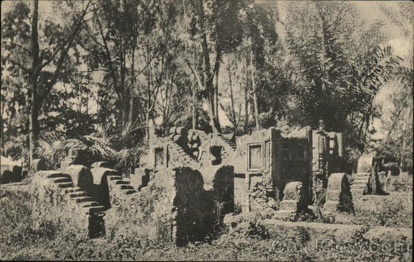 Old Arab Tombs Zanzibar Tanzania Africa