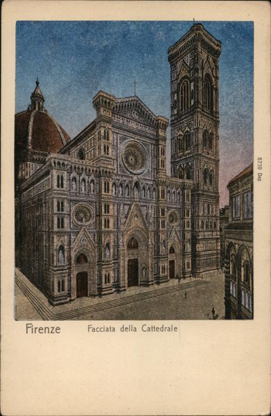 Facciata della Cattedrale Firenze Italy