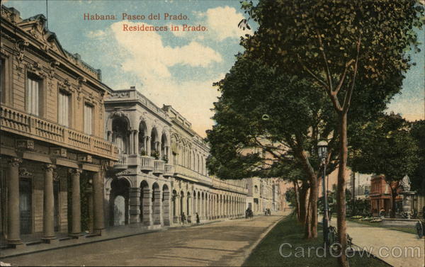 Residences in Prado Havana Cuba