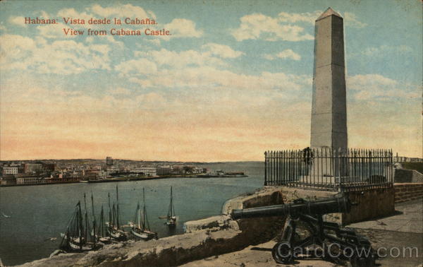View from Cabana Castle Havana Cuba