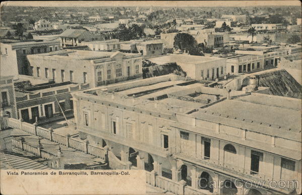 Panoramic vista Barranquilla Colombia South America