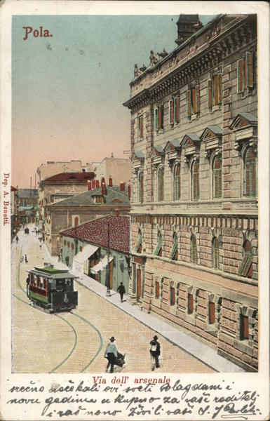 Via Dell' Arsenale Pola Croatia Eastern Europe
