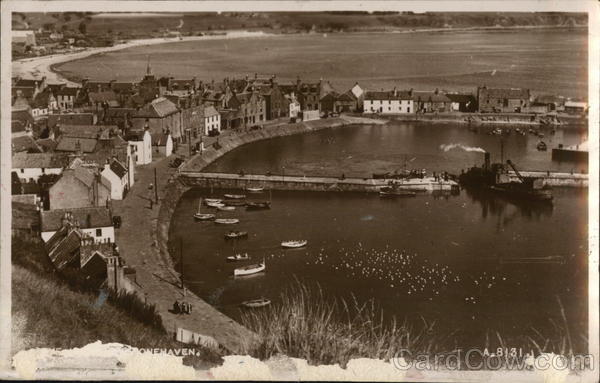 View of Stonehaven Scotland