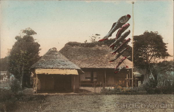 view of a hut in Japan