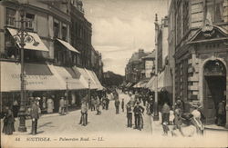 Palmerston Road Southsea Postcard