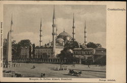 Mosquee du Sultan Ahmed, Stamboul (Mosque) Postcard