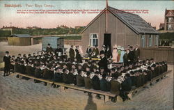 Southport Poor boys camp Postcard