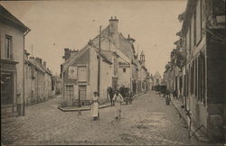 Main Street, Taken from Doorway Postcard