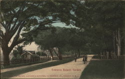 Entrance to Botanical Gardens Trinidad & Tobago Caribbean Islands Postcard Postcard