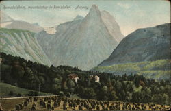 Romsdalshorm Mountaintop Romsdalen, Norway Postcard Postcard