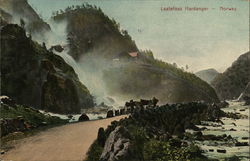 Laatefoss Hardanger Postcard