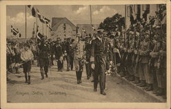 The King's Entry into Sønderborg Denmark Postcard Postcard