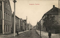 Langgaten, Sandnes Postcard