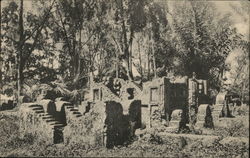 Old Arab Tombs Postcard