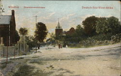Government Street Windhoek, German Southwest Africa (Namibia) Postcard Postcard