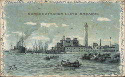 North German Lloyd Bremen Germany Postcard Postcard