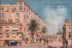 Grand Hotel O'Connor Giraudy Nice, France Postcard Postcard