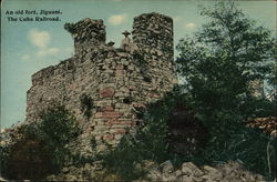 An Old Fort, The Cuba Railroad Postcard