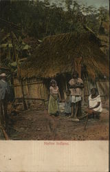 Native Indians Panama Postcard Postcard