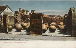 Magazzino di Olio Pompei, Italy Postcard Postcard