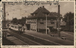 Railroad Station Bornheim, Germany Postcard Postcard