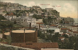Gibraltar Gas works Postcard