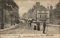 High Street Bedford, England Postcard Postcard