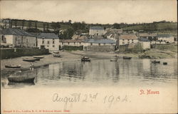 St Mawes Falmouth, UK Cornwall Postcard Postcard