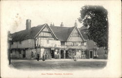 Old timber houses Postcard