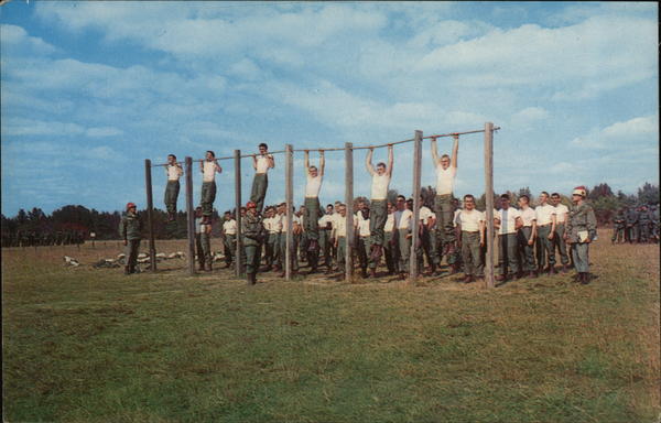 Typical Physical Training Exercise During 2nd Week of Basic Training Fort Dix New Jersey