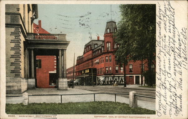 Main Street Brattleboro Vermont