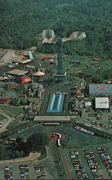 Aerial View of Kings Island Ohio
