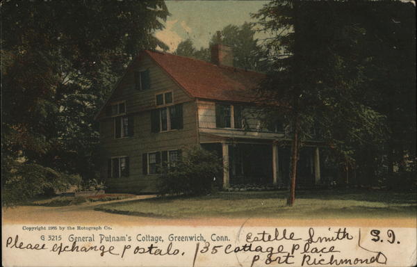 General Putnam's Cottage Greenwich Connecticut