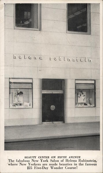 Helena Rubenstein Beauty Center, Fifth Avenue New York