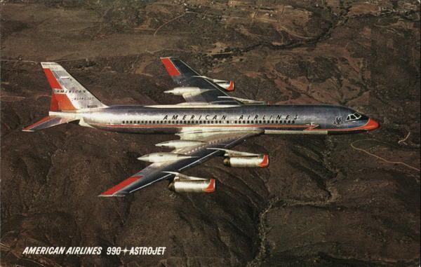 American Airlines 990 AstroJet Aircraft